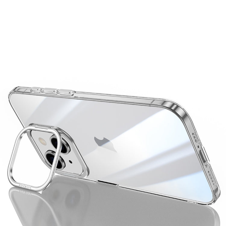 For iPhone 15 SULADA PC + Aluminum Alloy Lens Holder Phone Case(Silver) by SULADA