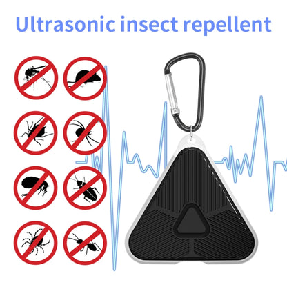 709 Outdoor Camping Ultrasonic Portable Mosquito Repeller(Black) by bashfashion