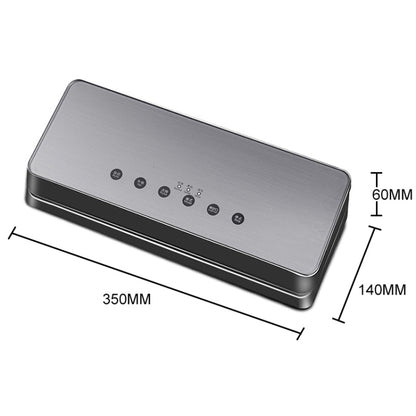 Automatic Vacuum Sealer Household Food Preservation Packaging Machine, Plug Specification:US Plug(Silver) by bashfashion