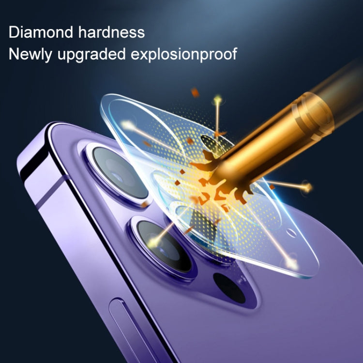 For iPhone 15 Pro / 15 Pro Max Tempered Glass Back Camera Film by bashfashion