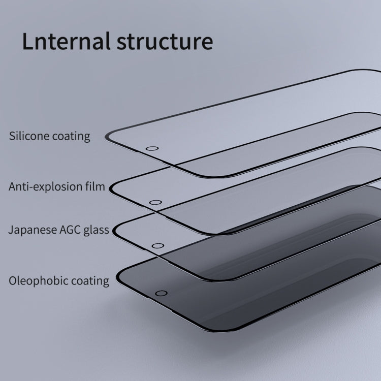 For iPhone 15 NILLKIN Guardian Full Coverage Privacy Tempered Glass Film by NILLKIN