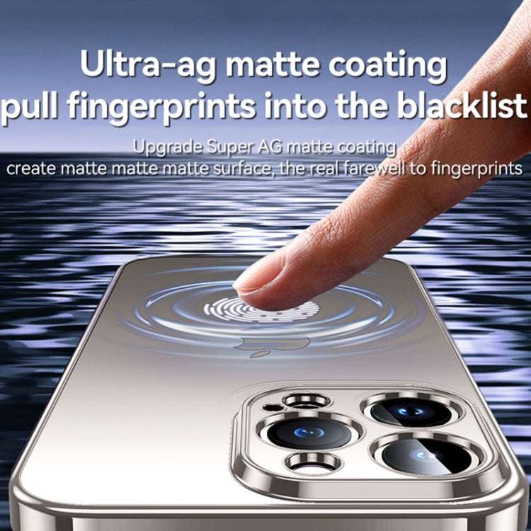 For iPhone 15 SULADA Electroplating Frosted TPU Phone Case(Silver) by SULADA