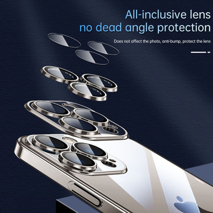 For iPhone 15 SULADA JINGJIA Series Lens Protector PC Phone Case(Silver) by SULADA