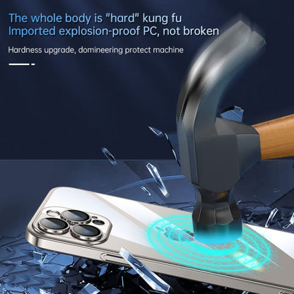 For iPhone 15 Pro SULADA JINGJIA Series Lens Protector PC Phone Case(Titanium Grey) by SULADA