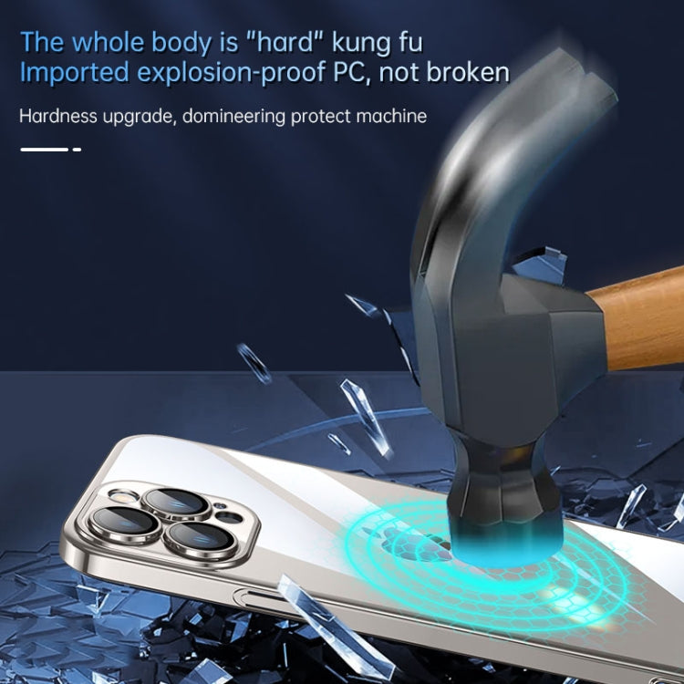 For iPhone 15 Pro SULADA JINGJIA Series Lens Protector PC Phone Case(Sierra Blue) by SULADA