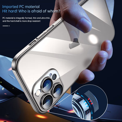 For iPhone 15 Pro Max SULADA JINGJIA Series Lens Protector PC Phone Case(Sierra Blue) by SULADA