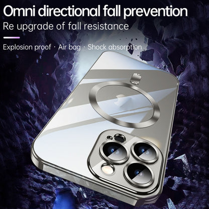 For iPhone 15 Pro Max SULADA MagSafe Plating TPU Shockproof Phone Soft Case(Titanium Grey) by SULADA