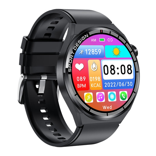HDT MAX 1.60 inch Black Dial Silicone Band IP68 Waterproof Smart Watch Support Bluetooth Call(Black) by bashfashion