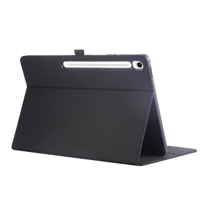 For Samsung Galaxy Tab S10 FE+ Fabric Texture Horizontal Flip Leather Tablet Case(Black) by bashfashion