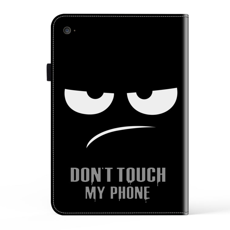 For iPad mini 5 / 4 / 3 / 2 Crystal Texture Painted Leather Tablet Case(Dont Touch My Phone) by bashfashion