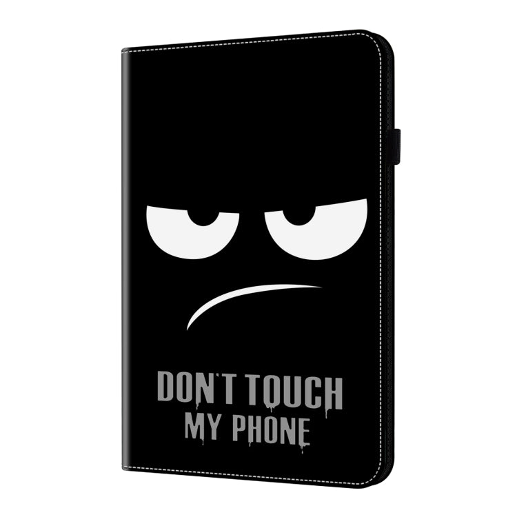 For iPad mini 6 / mini 2024 Crystal Texture Painted Leather Tablet Case(Dont Touch My Phone) by bashfashion
