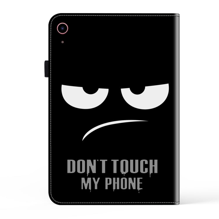 For iPad 2025 / 2022 Crystal Texture Painted Leather Tablet Case(Dont Touch My Phone) by bashfashion