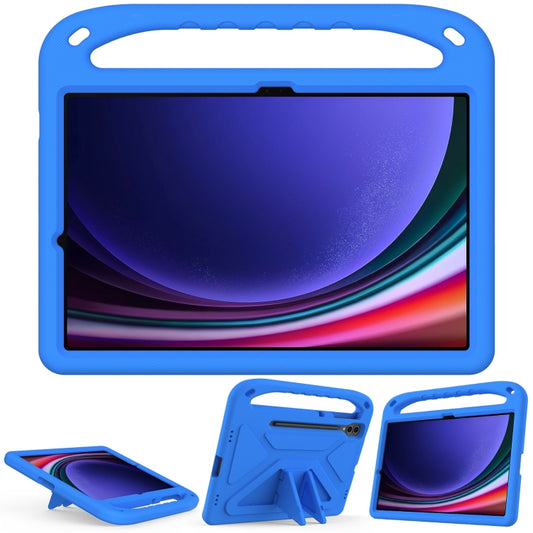 For Samsung Galaxy Tab S9+ Handle EVA Shockproof Tablet Case with Holder(Blue) by bashfashion