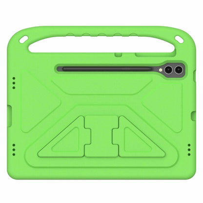 For Samsung Galaxy Tab S9+ Handle EVA Shockproof Tablet Case with Holder(Green) by bashfashion