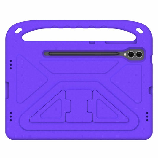 For Samsung Galaxy Tab S9+ Handle EVA Shockproof Tablet Case with Holder(Purple) by bashfashion