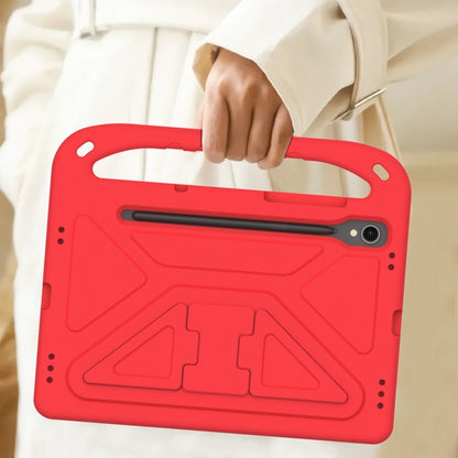 For Samsung Galaxy Tab S9 Handle EVA Shockproof Tablet Case with Holder(Red) by bashfashion