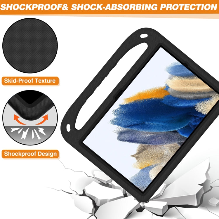 For Samsung Galaxy Tab Tab A11+ / A9+ Handle EVA Shockproof Tablet Case with Holder(Black) by bashfashion