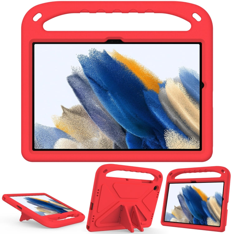 For Samsung Galaxy Tab Tab A11+ / A9+ Handle EVA Shockproof Tablet Case with Holder(Red) by bashfashion