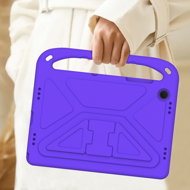 For Samsung Galaxy Tab Tab A11+ / A9+ Handle EVA Shockproof Tablet Case with Holder(Purple) by bashfashion