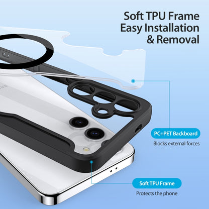 For Samsung Galaxy S24+ 5G DUX DUCIS Skin X Pro Series Magsafe PC + TPU Phone Leather Case(Black) by DUX DUCIS