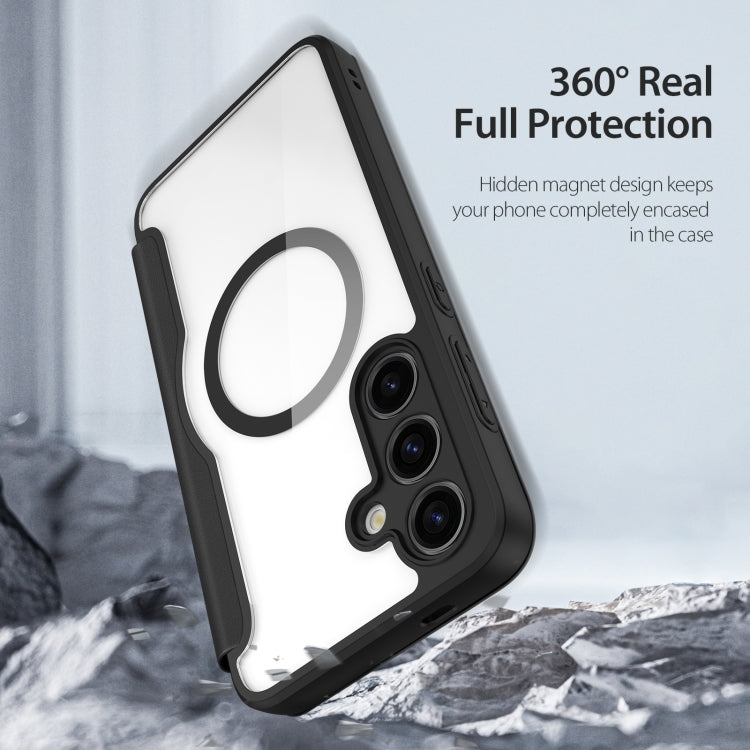 For Samsung Galaxy S24+ 5G DUX DUCIS Skin X Pro Series Magsafe PC + TPU Phone Leather Case(Black) by DUX DUCIS