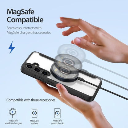 For Samsung Galaxy S24+ 5G DUX DUCIS Skin X Pro Series Magsafe PC + TPU Phone Leather Case(Black) by DUX DUCIS