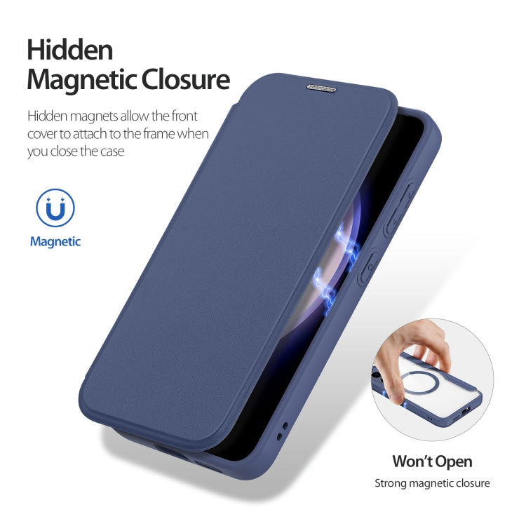 For Samsung Galaxy S24+ 5G DUX DUCIS Skin X Pro Series Magsafe PC + TPU Phone Leather Case(Blue) by DUX DUCIS