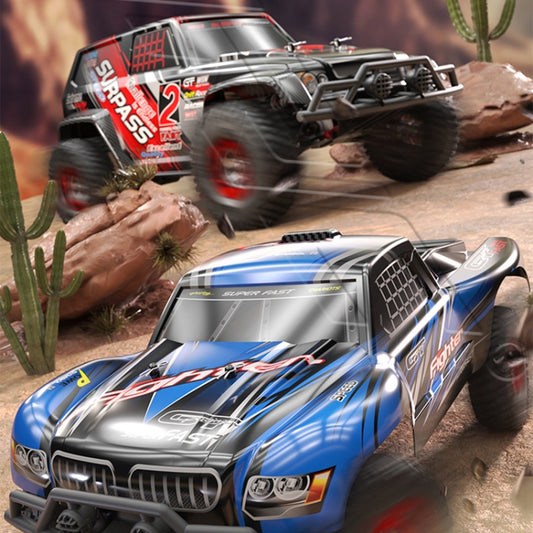 JJR/C Q39A 2.4G Four-wheel Drive High-speed Climbing Carbon Brush Motor RC Off-road Vehicle(Blue) by JJR/C