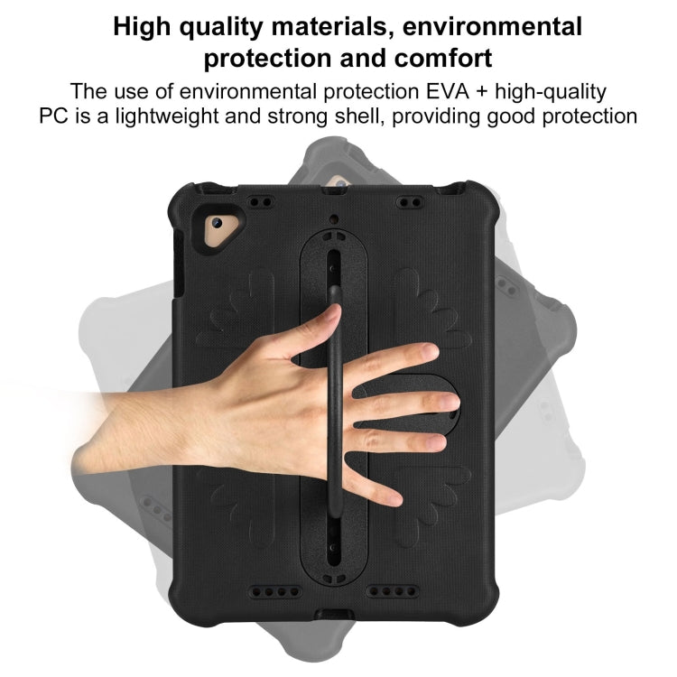 For iPad Air 2 / 9.7 2017 / 2018 Shield 360 Rotation Handle EVA Shockproof PC Tablet Case(Black) by bashfashion