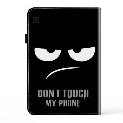 For Samsung Galaxy Tab S6 Lite Crystal Texture Painted Leather Tablet Case(Dont Touch My Phone) by bashfashion