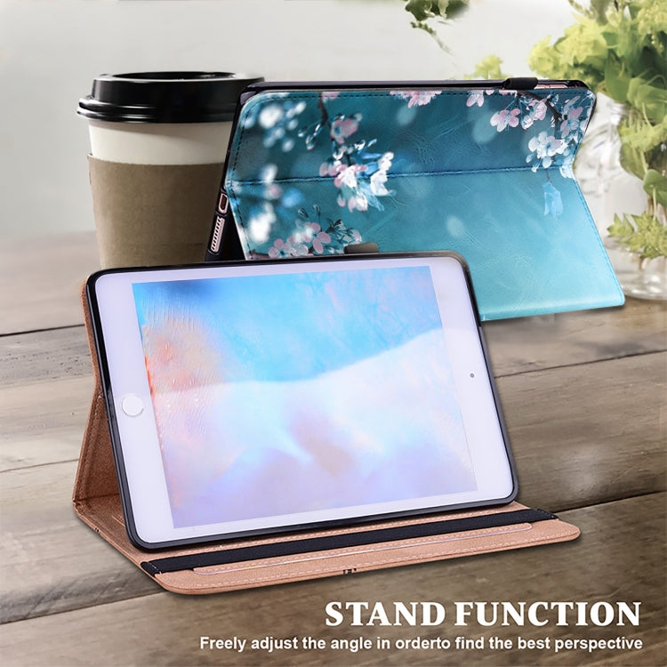 For Samsung Galaxy Tab A 8.0 2019 Crystal Texture Painted Leather Tablet Case(Plum Bossom) by bashfashion