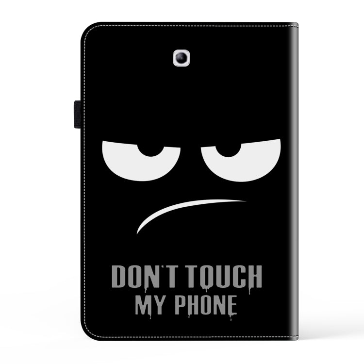 For Samsung Galaxy Tab S2 9.7 T810/T815 Crystal Texture Painted Leather Tablet Case(Dont Touch My Phone) by bashfashion