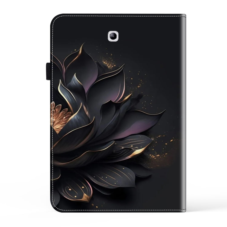 For Samsung Galaxy Tab S2 9.7 T810/T815 Crystal Texture Painted Leather Tablet Case(Purple Lotus) by bashfashion