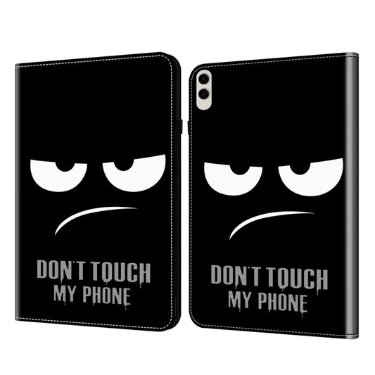 For Samsung Galaxy Tab S9 Ultra Crystal Texture Painted Leather Tablet Case(Dont Touch My Phone) by bashfashion