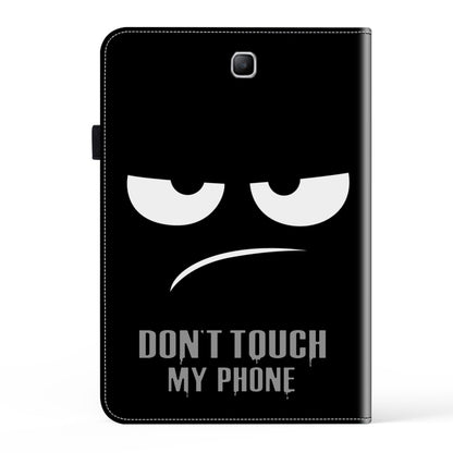 For Samsung Galaxy Tab A 9.7 Crystal Texture Painted Leather Tablet Case(Dont Touch My Phone) by bashfashion