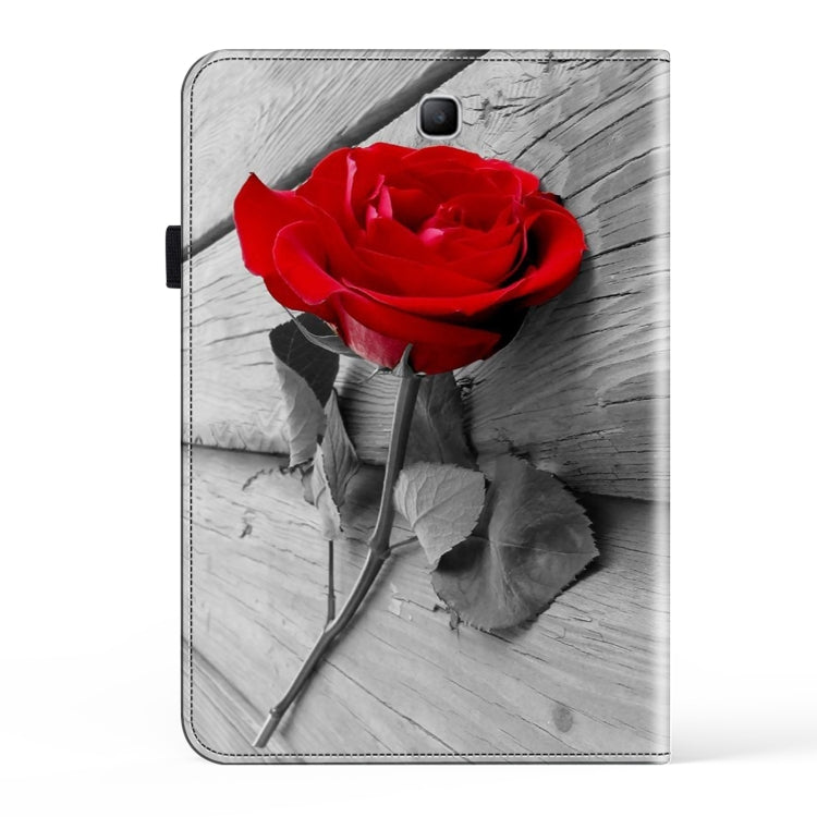 For Samsung Galaxy Tab A 9.7 Crystal Texture Painted Leather Tablet Case(Rose) by bashfashion