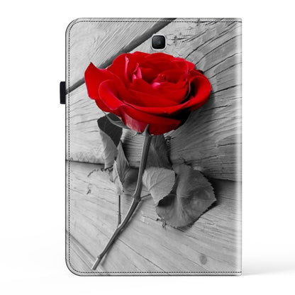 For Samsung Galaxy Tab A 9.7 Crystal Texture Painted Leather Tablet Case(Rose) by bashfashion