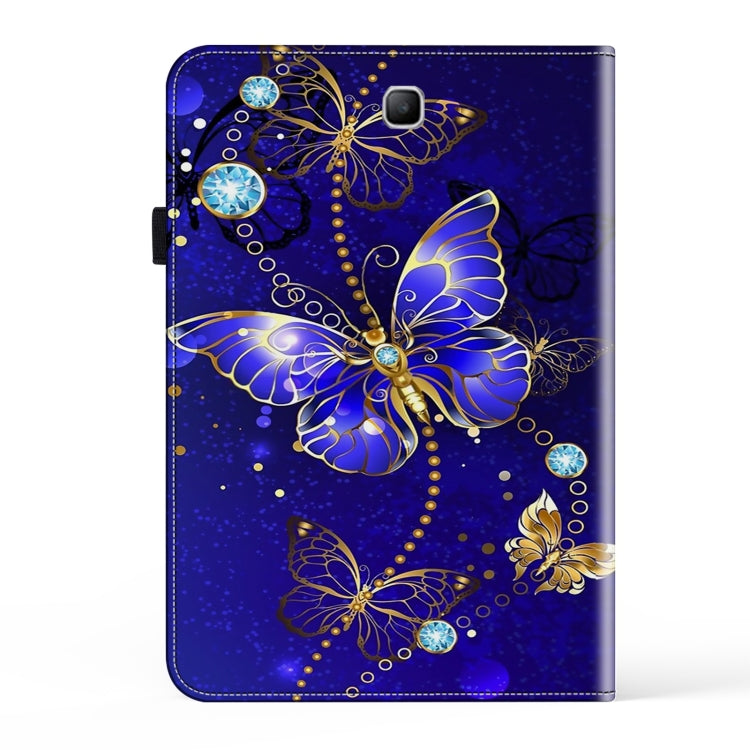 For Samsung Galaxy Tab A 9.7 Crystal Texture Painted Leather Tablet Case(Diamond Butterflies) by bashfashion