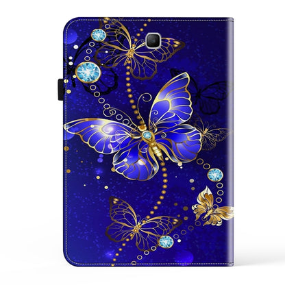 For Samsung Galaxy Tab A 9.7 Crystal Texture Painted Leather Tablet Case(Diamond Butterflies) by bashfashion