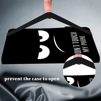 For Samsung Galaxy Tab S7 FE Crystal Texture Painted Leather Tablet Case(Dont Touch My Phone) by bashfashion