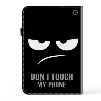 For Amazon Kindle Fire Max 11 Crystal Texture Painted Leather Tablet Case(Dont Touch My Phone) by bashfashion