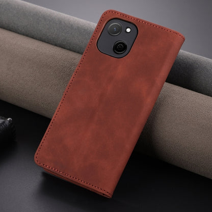 For Huawei P60 / P60 Pro AZNS Skin Feel Calf Texture Flip Leather Phone Case(Brown) by AZNS
