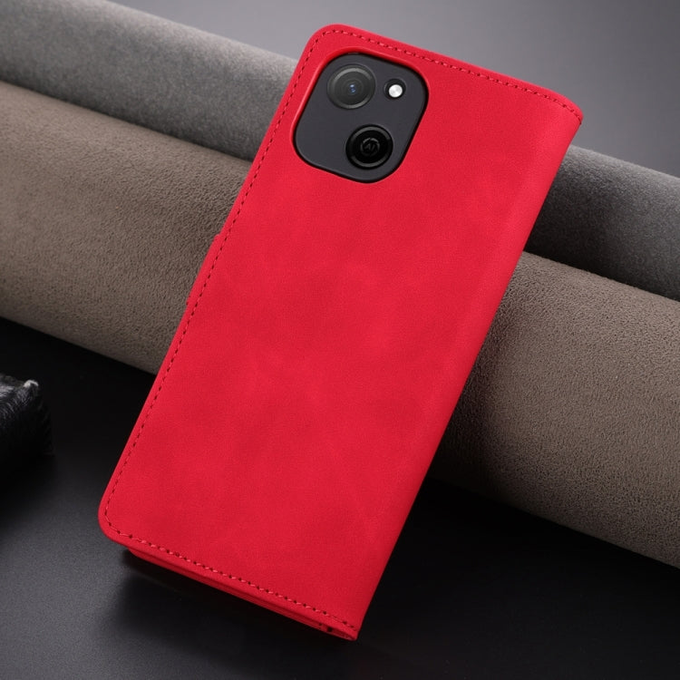 For Huawei P60 / P60 Pro AZNS Skin Feel Calf Texture Flip Leather Phone Case(Red) by AZNS