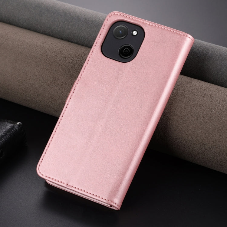 For Huawei P60 / P60 Pro AZNS Skin Feel Calf Texture Flip Leather Phone Case(Rose Gold) by AZNS
