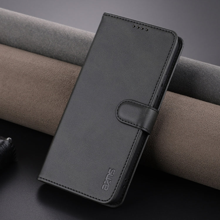 For Huawei P60 / P60 Pro AZNS Skin Feel Calf Texture Flip Leather Phone Case(Black) by AZNS