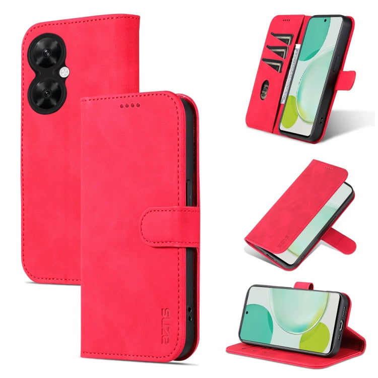 For Huawei Maimang 20 / Enjoy 60 Pro / nova 11i AZNS Skin Feel Calf Texture Flip Leather Phone Case(Red) by AZNS