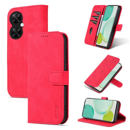 For Huawei Maimang 20 / Enjoy 60 Pro / nova 11i AZNS Skin Feel Calf Texture Flip Leather Phone Case(Red) by AZNS