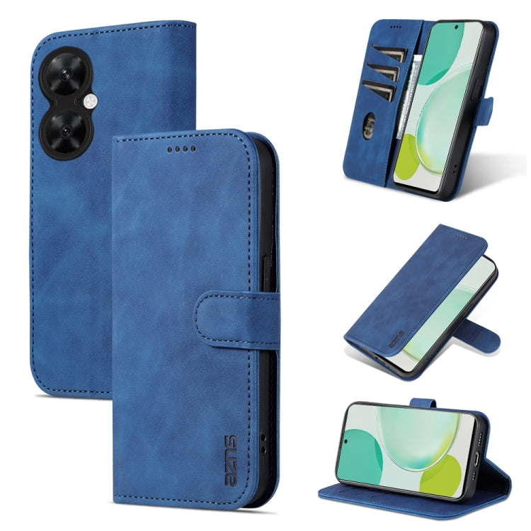 For Huawei Maimang 20 / Enjoy 60 Pro / nova 11i AZNS Skin Feel Calf Texture Flip Leather Phone Case(Blue) by AZNS