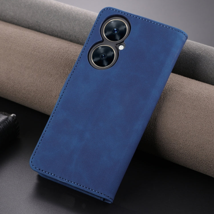 For Huawei Maimang 20 / Enjoy 60 Pro / nova 11i AZNS Skin Feel Calf Texture Flip Leather Phone Case(Blue) by AZNS