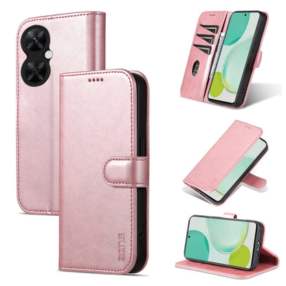 For Huawei Maimang 20 / Enjoy 60 Pro / nova 11i AZNS Skin Feel Calf Texture Flip Leather Phone Case(Rose Gold) by AZNS
